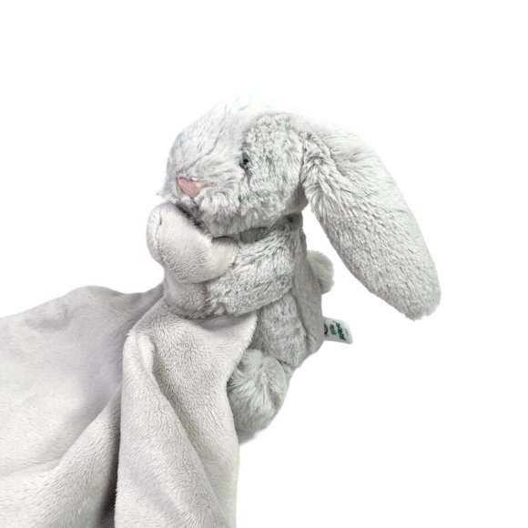 Little Jellycat Bashful Bunny Rabbit Lovey Security Blanket Stuffed Plush - Picture 2 of 9